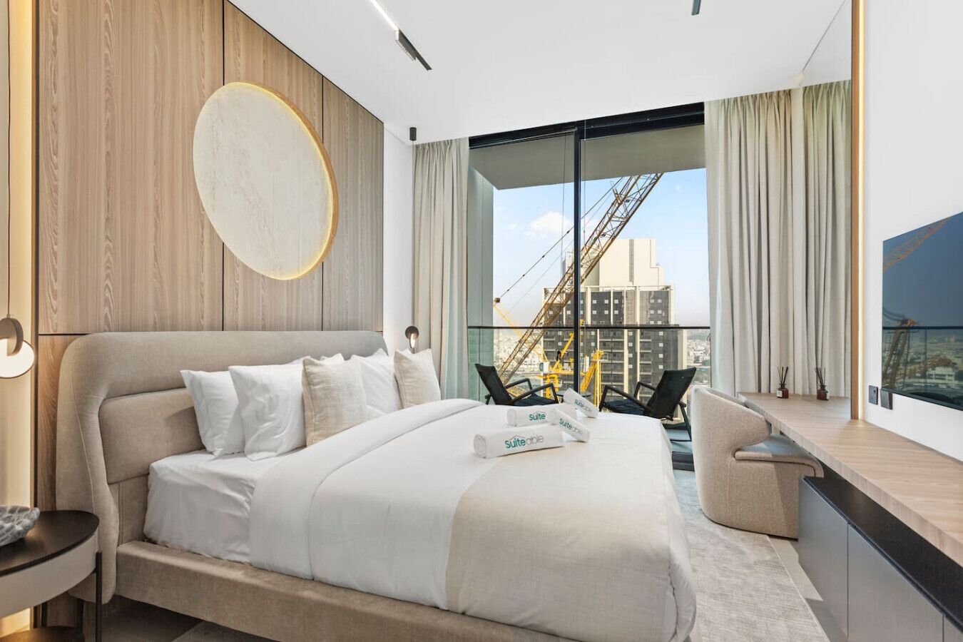 Desk, iron/ironing board, travel crib, WiFi