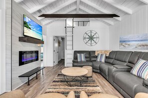 獨棟房屋, 多張床 (Curvy Coco) | 起居區