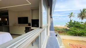 Basic Apartment | Terrace/patio - Studio Vista Mar Lateral - By Almare (João Pessoa)