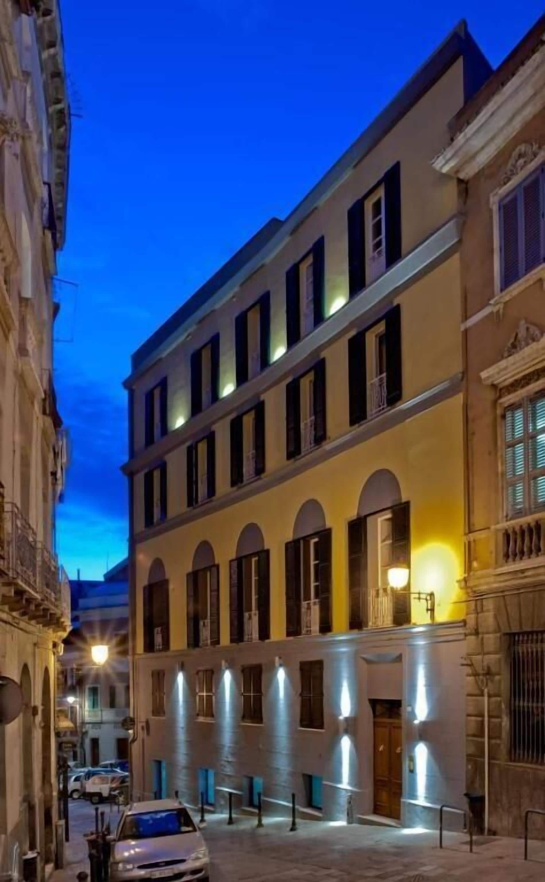 Façade de l’hébergement - soirée/nuit