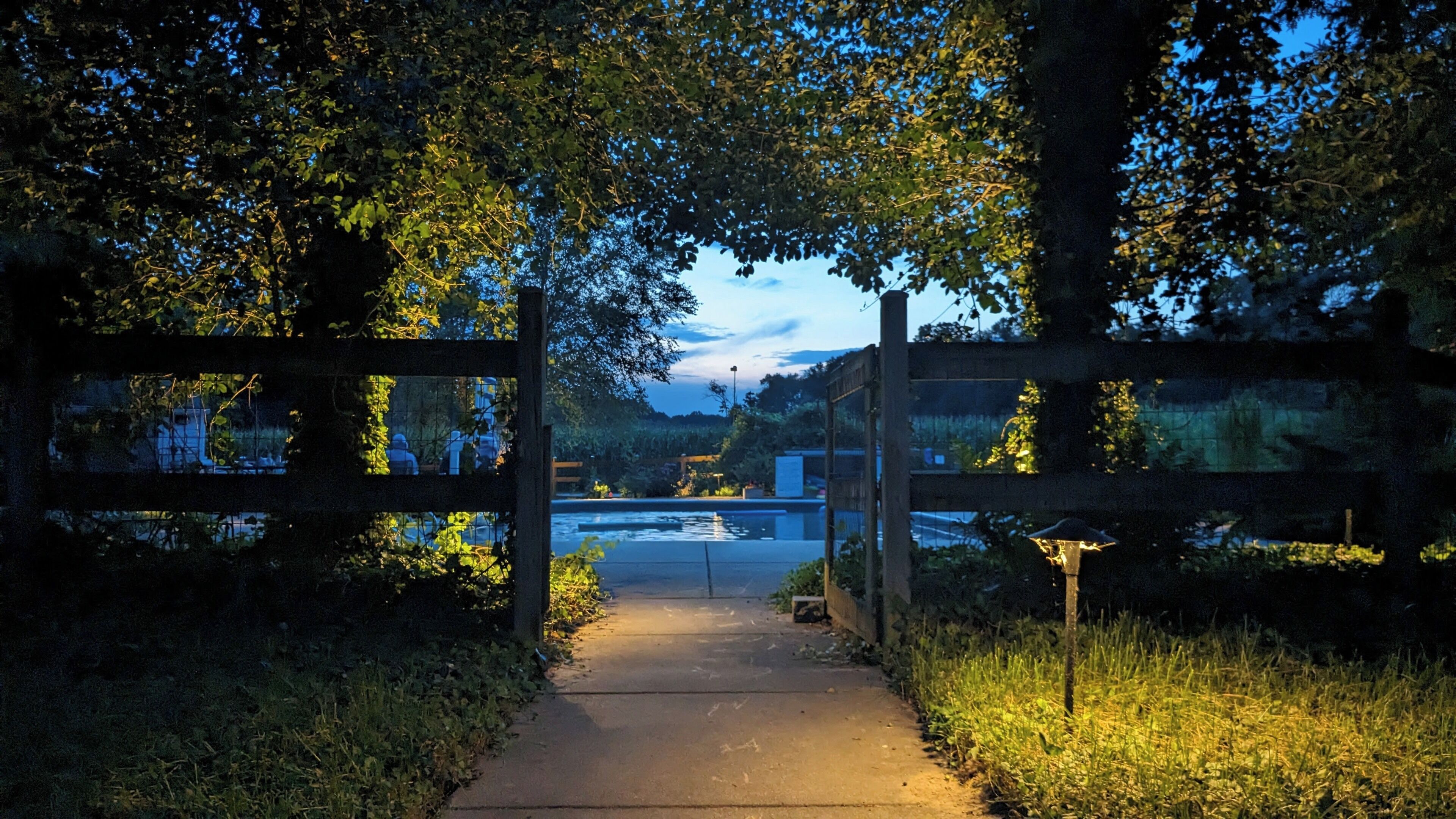 Enceinte de l’hébergement