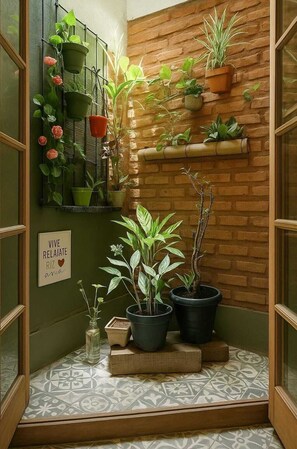 Habitación, 1 habitación, para fumadores, patio | Interior