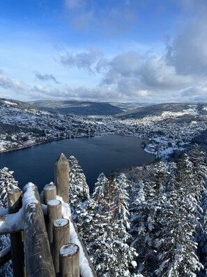 Vue depuis l’hébergement