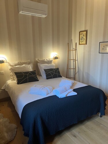 Chambre d’hôtes « Épicéa » avec salle de bains, terrasse partagée, Wi-Fi et climatisation