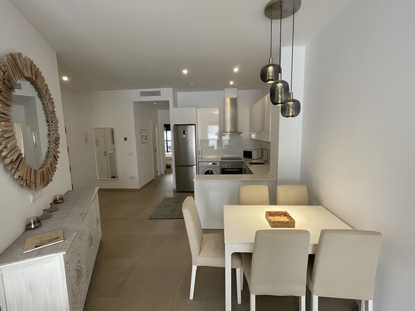 Dining - Apartment 'Building Copenhagen, Nerja' with Shared Pool, Wi-Fi and Air Conditioning (Nerja)