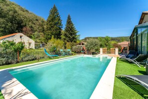 Pool - Caravan for 2 People Near Anduze (Saint-Sébastien d'Aigrefeuille)