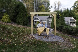 Property grounds - Cypress Cottage • Quiet Retreat w/ Hot Tub (Asheville)