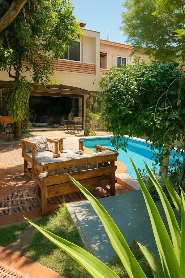 Zimmer, 1 Schlafzimmer, Raucher, Terrasse | Pool