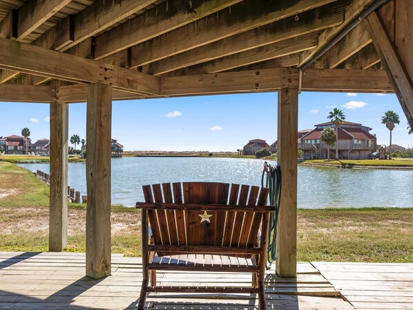 Property grounds - Coastal Lagoon Retreat in Matagorda w/ Beach Views & Pool Access (Matagorda)