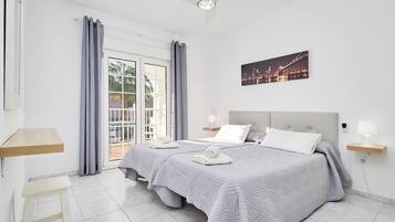 Iron/ironing board, WiFi, bed sheets