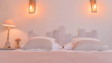 Strykjärn/strykbräda, wi-fi och sängkläder