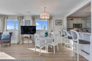 Dining - Shore am Happy - Oceanfront Condo with Community Pool & Beach access! (Kure Beach)