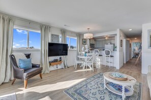 Smart TV - Shore am Happy - Oceanfront Condo with Community Pool & Beach access! (Kure Beach)