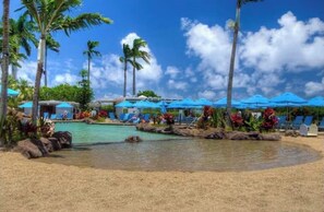 Outdoor pool, a heated pool - Poipu Beach• AC• Walk Out• 3-Min to Beach • Pool • Surf School• Snorkel• Turtle (Koloa)