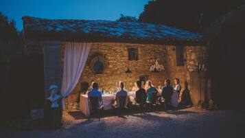 Udendørs spisemuligheder