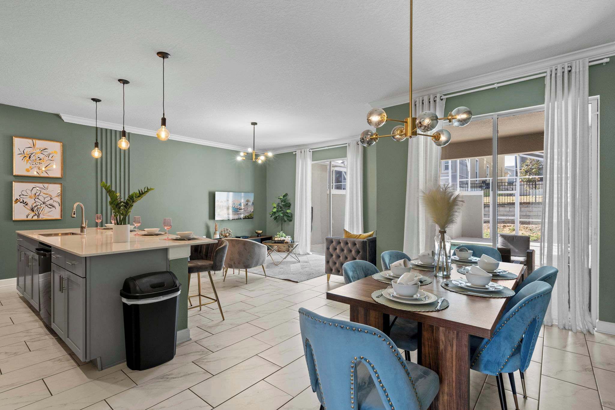 Área de sala de estar