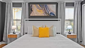 Desk, iron/ironing board, travel crib, free WiFi