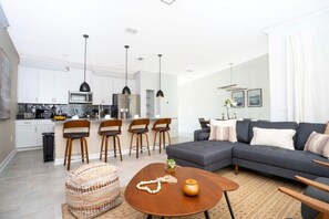Villa (4 Bedrooms) | Living area - Comfy Themed Home, Private Pool, Prime Location (Davenport)