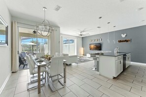Villa (4 Bedrooms) | Living area - Comfort Stay With Pool Near Attractions (Kissimmee)