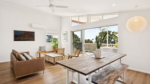 Living area - Scarp n Sea – Sauna, Views & Serene Coastal Escape (Falcon)