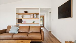 Living area - Scarp n Sea – Sauna, Views & Serene Coastal Escape (Falcon)