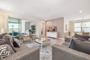 House (Multiple Bedrooms) | Living area - Stunning Retreat, Private Pool, Perfect Location (Kissimmee)
