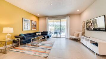 Villa (3 Bedrooms) | Living area | 42-inch Smart TV with cable channels