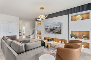 Living area - Ultimate 10 Bed Luxury Retreat With Epic Playroom (Clermont)