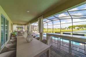 House (Multiple Bedrooms) | Terrace/patio - Themed 9BR Retreat, Pool & Soccer Fun (Kissimmee)