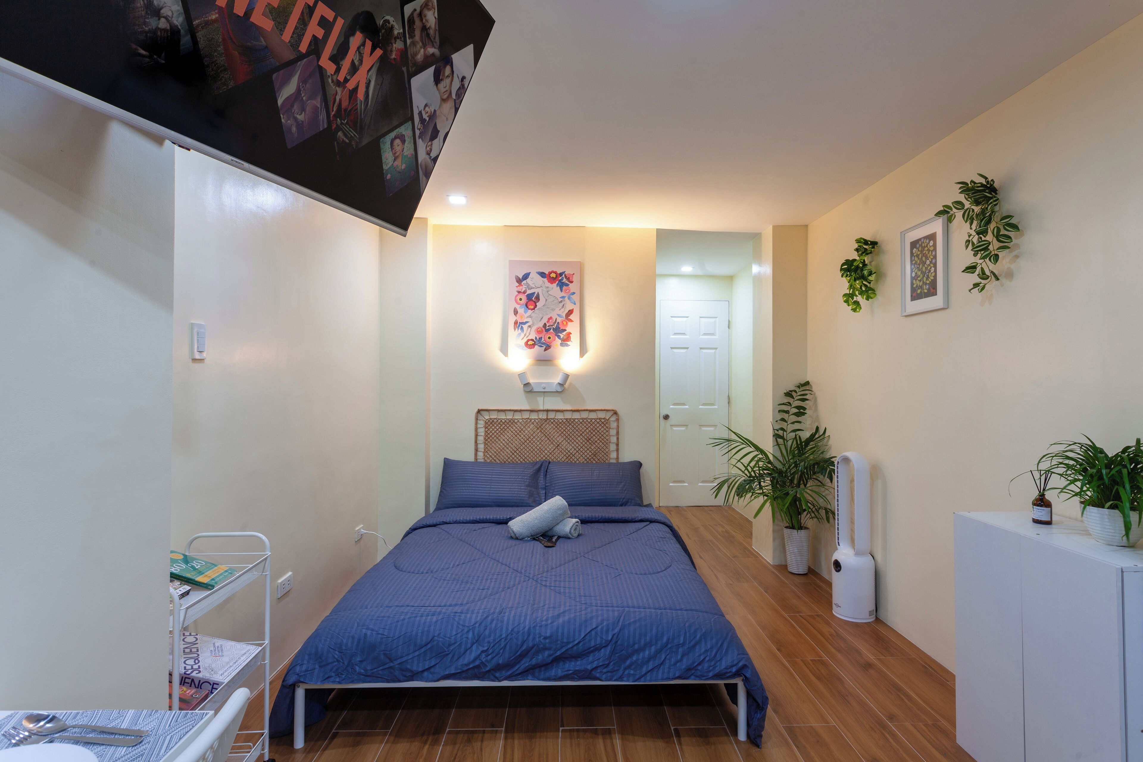 Accès Internet, draps fournis