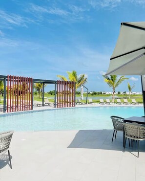 Outdoor pool - 20 minutes from Airport PJU Cozy 1-bedroom apartment in brilliant Punta Cana (Punta Cana)
