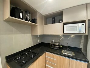 Apartment | Private kitchen - Beijupirá Exclusive (Ipojuca)
