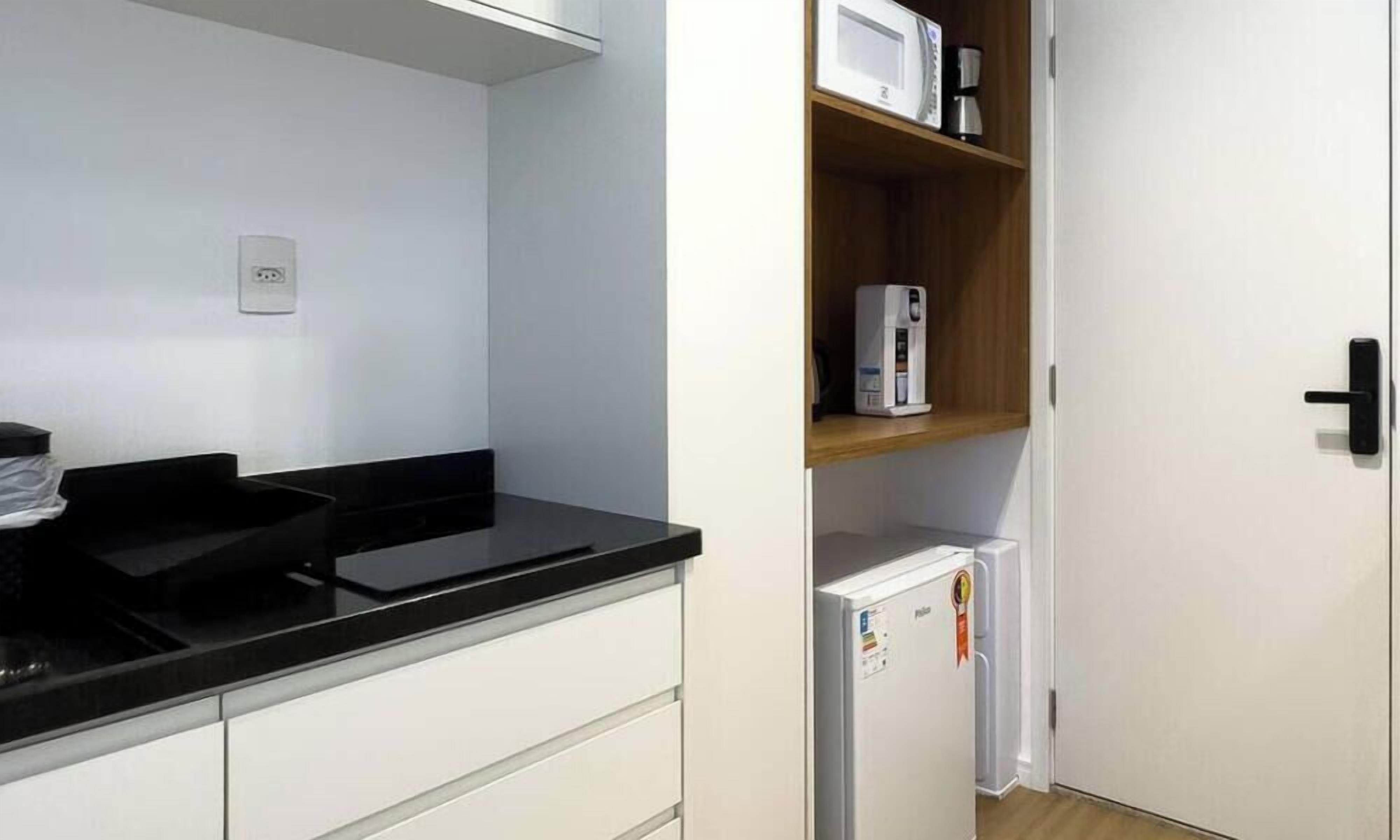 Apartamento Deluxe, vistas a la ciudad | Cocina privada