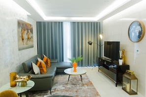 Smart TV - Premium One Bedroom Apartment at KASS (Accra)