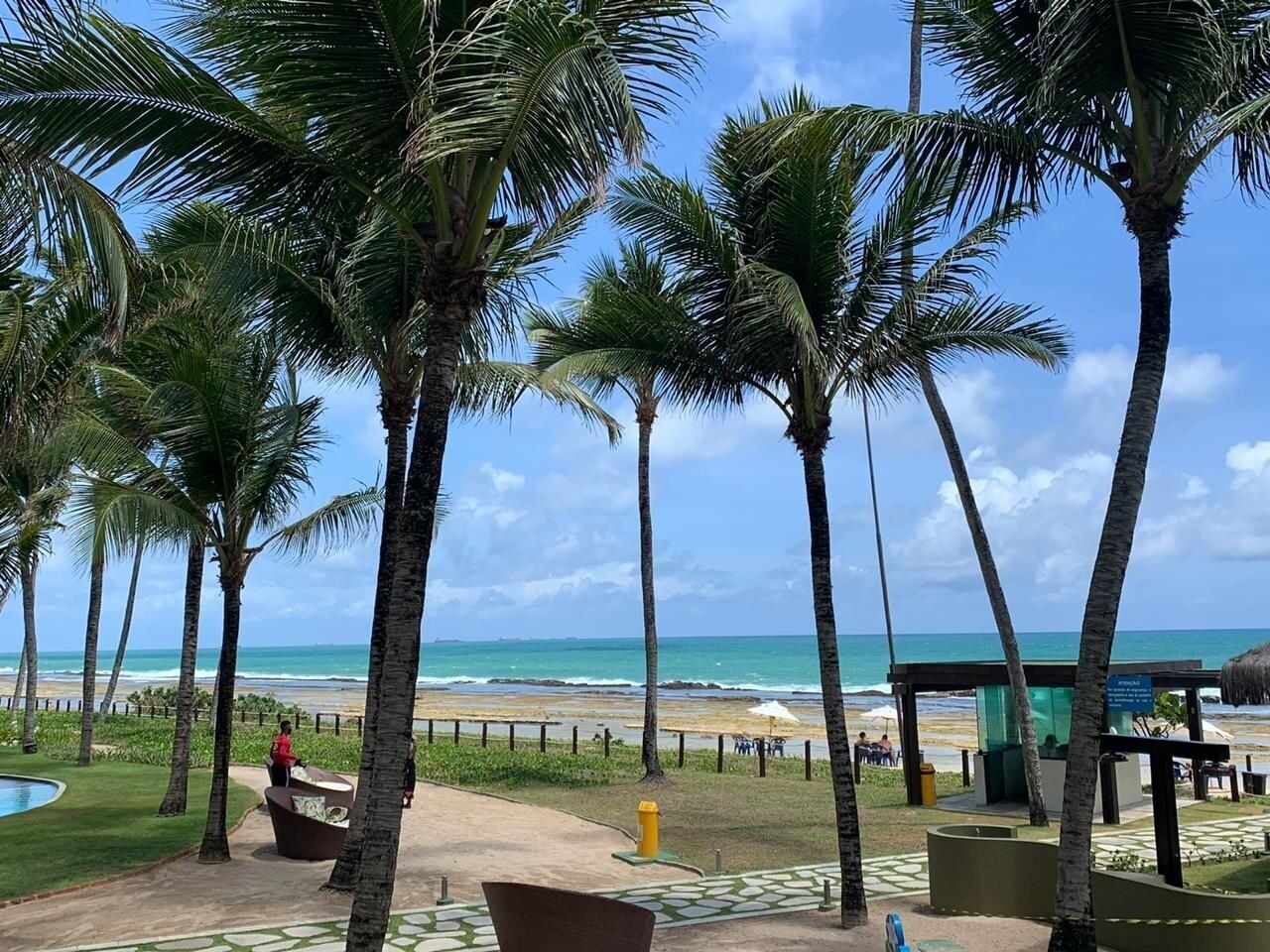 Apartamento | Praia | Na praia, areia branca 