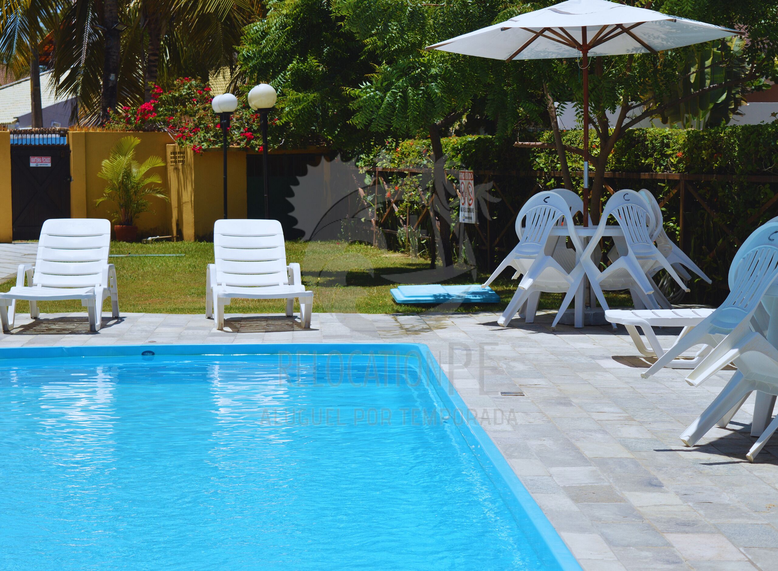 Alberca al aire libre 