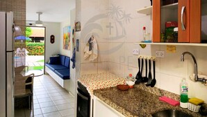 Apartment | Private kitchen - Condomínio Merepe Residence (Ipojuca)