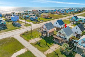 Exterior - NEW | Walk to Beach | Bay | Hot Tub | Fire Pit | Pets Welcome | Beach Accessories | Grill | Patio (Surfside Beach)