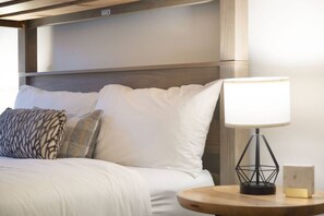 Desk, iron/ironing board, WiFi, bed sheets - 2BR Central Whistler Village! Pool, Hot Tub, Sauna (Whistler)