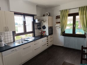 Fridge, microwave, oven, dishwasher - Cozy lodging with terrace and parking in Jebsheim (Jebsheim)