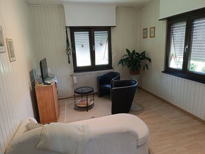 TV - Cozy lodging with terrace and parking in Jebsheim (Jebsheim)