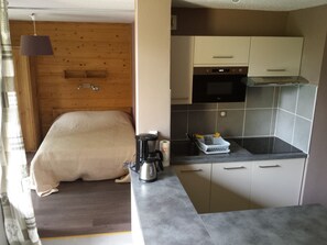 Microwave, stovetop, dishwasher, coffee/tea maker - Renovated apartment - 1 bedroom, sleeps 6, pets allowed (Arâches-la-Frasse)