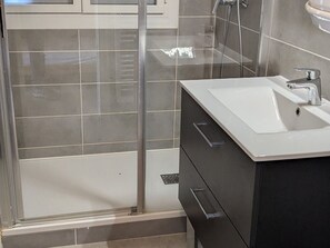 Bathroom - Two-room apartment for 7, bright, close to slopes (Orcières Merlette)