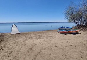 Vlak bij het strand