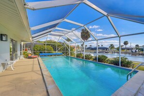 Pool - Waterfront Punta Gorda Paradise: Dock & Pool! (Punta Gorda)