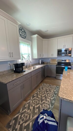 Private kitchen - Perfect 3-bedroom house with AC on the 4x4 carova beach. (Corolla)