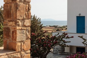 Economy studio, terras, uitzicht op tuin | Terras