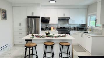 Microwave, oven, stovetop