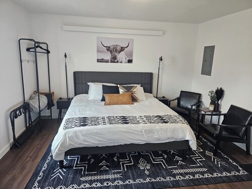 Newly remodeled single king modern apartment