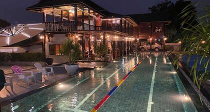 Elephant House and Pool Villas # 3, 1-bedroom king size bed villa with AC